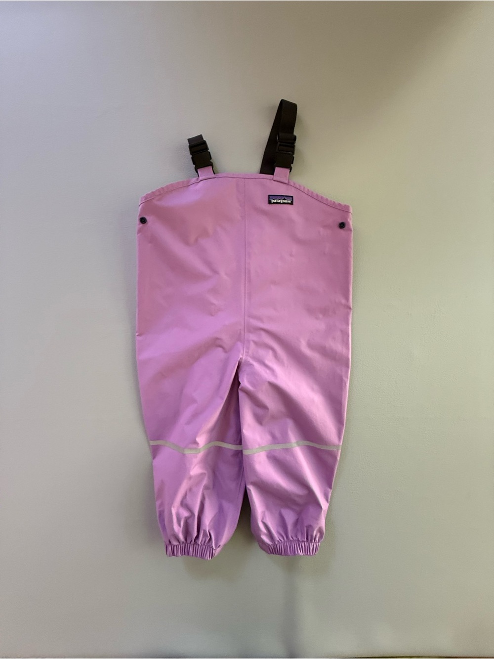 Patagonia Baby Torrentshell 3L Rain Bibs Brisk Purple Waterproof Pants 2T - New
